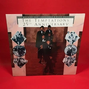THE TEMPTATIONS 25th Anniversary 1986 UK double vinyl LP Best of greatest hits - Picture 1 of 7