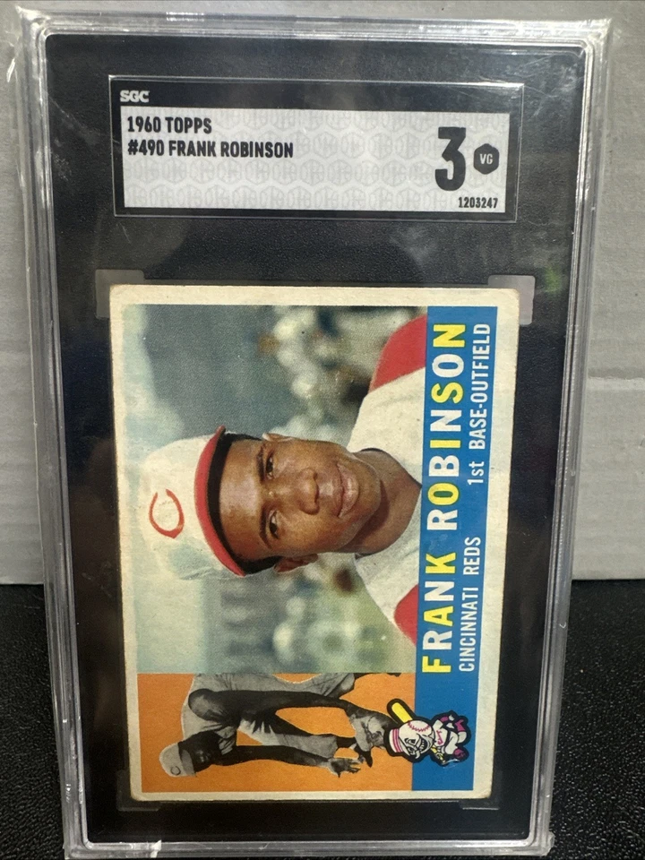 1960 Topps - Frank Robinson #490 Sgc3 Cincinnati Reds Hall of Fame - Image 1 of 1