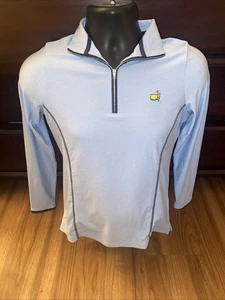 Masters Damen Peter Millar Pullover hellblau 1/4 Zip L/S Golf Größe Small - Bild 1 von 7