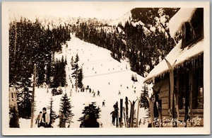 Postcard RPPC Skykomish Washington Stevens Pass Ski Course Scenic View by Ellis - Picture 1 of 2
