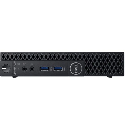 Dell OptiPlex 3070 Micro PC (Intel 6 Core i5 9500T, 16GB RAM, 256GB NVMe + 500GB - Image 1 of 2