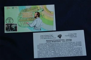 Pioneers of Communication Ottmar Mergenthaler FDC HandpaintedPugh 2/22/96 S#3062 - Picture 1 of 1