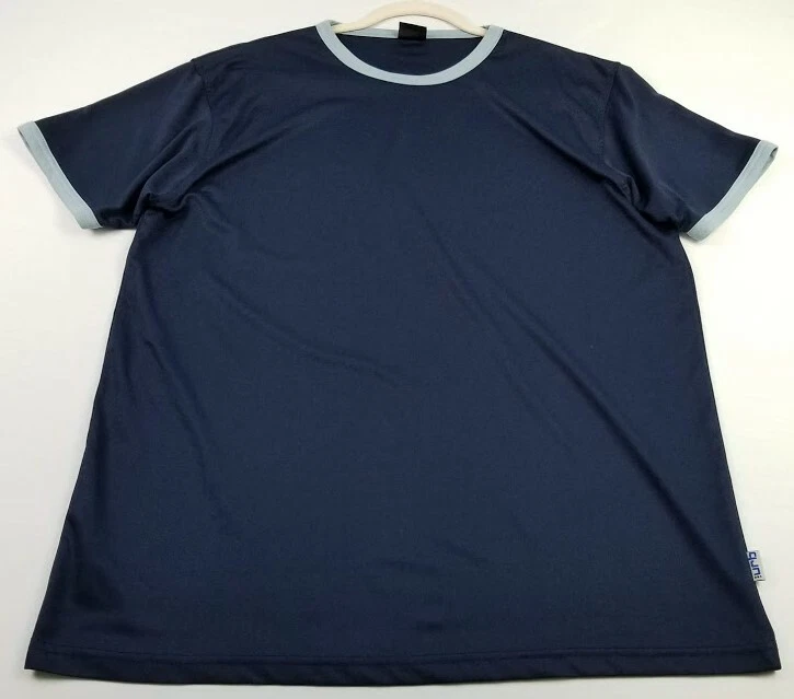 Urb. Connected T Shirt Mens 2XL XXL Blue Short Sleeves Ringer Tee Stretch Casual - Image 1 of 4