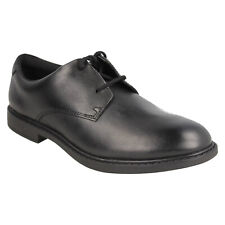 BOYS CLARKS SCALA LOOP YOUTH LACE UP CLASSIC JUNIOR FORMAL SCHOOL SHOES SIZE
