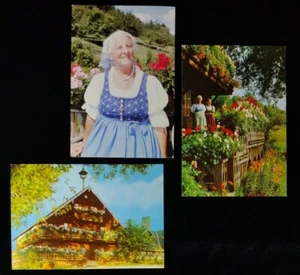 Stowe, Vermont Postcards Trapp Family Lodge Flowers Lot of 3 - Picture 1 of 3