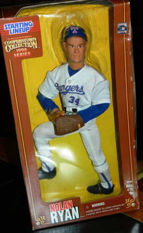 1998 Nolan Ryan Starting Lineup 12" Figure Texas Rangers Cooperstown Collection Cover
