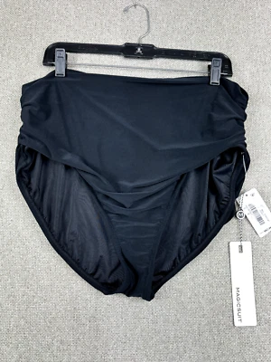 Pantalones de bikini Magic Suit by Miraclesuit para mujer talla 20W negros nuevos con etiquetas Foto 1 de 4