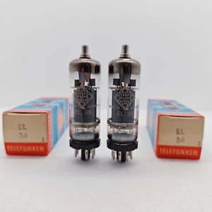 EL36 6P31s Vintage Telefunken Germany Berlin, gleiche Codes OO Getter NOS NIB 100%+ - Bild 1 von 3