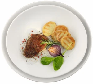 Seltmann Weiden MERAN Steak & More 6 x Speiseteller 27 cm Teller Platte oval - Bild 1 von 12