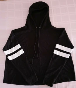 Junior's SO Hooded Crop Style Sweater Type Top/EUC/Size S - Picture 1 of 9
