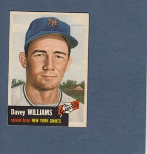 1953 Topps #120 Davey Williams NY Giants EX Excellent Lot # 21689 - Picture 1 of 2