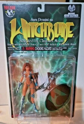 WITCHBLADE SARA PEZZINI Clayburn Moore **NEVER HUNG FOR DISPLAY!** - Image 1 of 4
