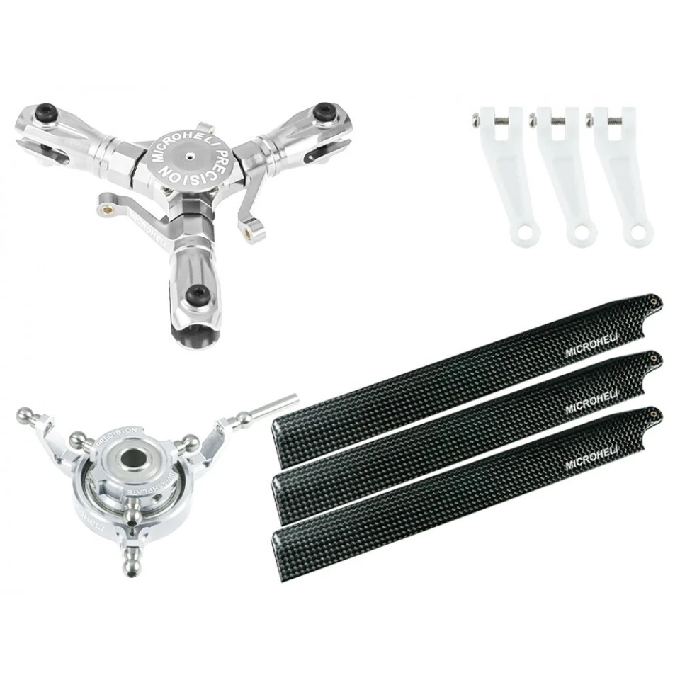 Microheli CNC Triple Carbon Fiber Blades Conversion Set - BLADE INFUSION 180 - Image 1 of 1