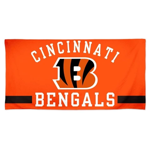 CINCINNATI BENGALS "B" 30"X60" SPECTRA BEACH TOWEL NEW WINCRAFT 👀 Cover