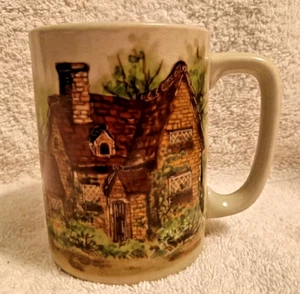 Otagiri Coffee Mug - 'Home or Cottage Scene' - Japan - Pre-Owned - Picture 1 of 5