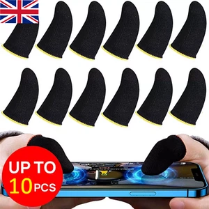 2-20X Touch Screen Gaming Finger Sleeve Game Controller Mobile Sweatproof Gloves - Picture 1 of 15