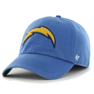 NWT '47 Brand Los Angeles San Diego Chargers Blue Franchise Fitted Hat MEDIUM - Picture 1 of 7