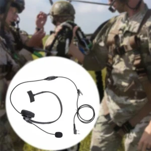 2 Pin Headset PTT Mic Earhook Earpiece Earphone for for UV-82 UV - Photo 1/8