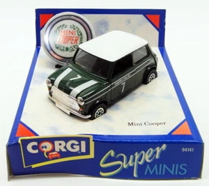 Coche modelo Corgi escala 1/36 94141 - Mini Cooper - verde/blanco - Imagen 1 de 2