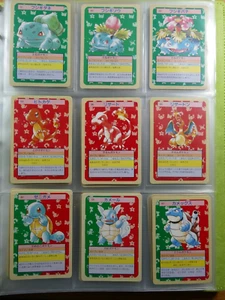 Pokemon Topsun Taschenmonster grüne Rückseite Master-Set alle 150 - Bild 1 von 20
