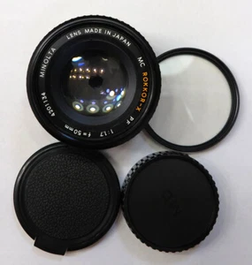✅Serviced✅ Minolta MC Rokkor-X 50mm f1.7 4201134 Sony Olympus Panasonic Fujifilm - Picture 1 of 5