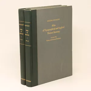 Atlas of Topographical and Applied Human Anatomy - Eduard Pernkopf Two Vol Set - Picture 1 of 5