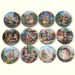 MI Hummel Danbury Mint Collector Plates set of 12 Little Companions with COA - Picture 1 of 16