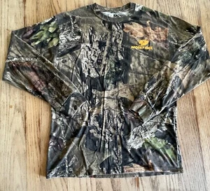 Mossy Oak Camo T-Shirt Mens M Long Sleeve Realtree Hunting - Picture 1 of 5
