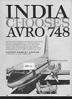 INDIAN AIR FORCE CHOOSES AVRO HAWAKER SIDDELEY 748 FOR DC-3 REPLACEMENT 1959 AD