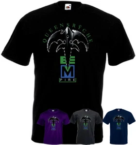 Queensrÿche Empire v2 T shirt graphite navy black heavy metal all sizes S-5XL - Picture 1 of 11