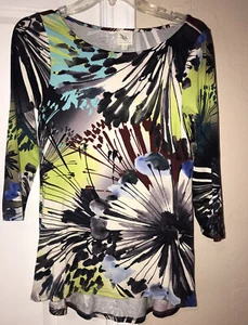 Weston Wear 3/4 Sleeve Stretch Rayon/Spandex Top. Size Medium. EUC - Picture 1 of 8