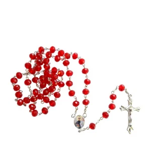 Saint Maximilian Kolbe Patron of Those with Addictions Rosary and Prayer Card - Picture 1 of 2