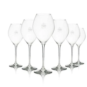 6x Veuve Clicquot Glas 0,2l Champagner Kelch Flöte Dickbauchig Gläser Set Sekt - Bild 1 von 4