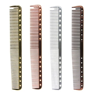Pettine In Alluminio Resistente Per Taglio Capelli Da Barbiere Da Uomo . - Foto 1 di 16