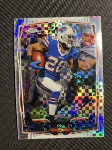 2014 Topps Chrome -  X-Fractor #27 C.J. Spiller Bills Parallel SP - Picture 1 of 2