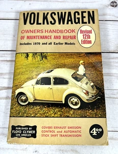Volkswagen Owners Handbook Maintenance Repair 1970 and Earlier 12th Edition PB - Picture 1 of 9