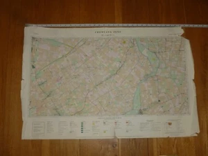 CROWLANDS FENS - Land Use Map - 1:25000 - (Größe siehe Fotos) - Bild 1 von 4