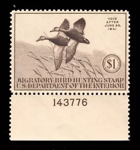 MOMEN: US # RW7 PLATE SINGLE DUCK MINT OG NH PSE GRADED CERT XF-90 LOT #92534 - Picture 1 of 3