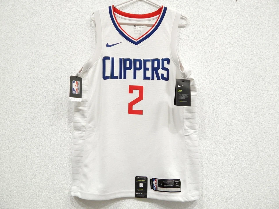 NIKE LA CLIPPERS JERSEY KAWHI LEONARD WHITE MEDIUM 44