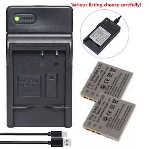 Battery or charger Charger for Sanyo DB-L20 Xacti VPC-CG9 CG9BK VPC-C6 VPC-CA6 - Picture 1 of 49