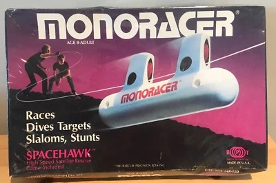 De colección NUEVO 1985 Monoracer Spacehawk Barclay Toys Stunt Racer Space Hawk Target Foto 1 de 4