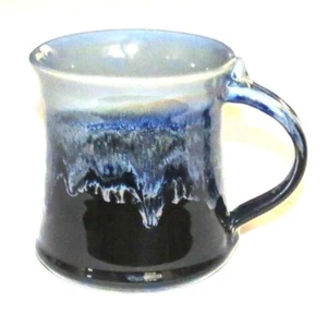 Achill 4 inch Blue Pottery Mug - Picture 1 of 4