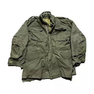 Vintage M65 Military Jacket Men’s S Long Field Alpha Industries OG-107 - Picture 1 of 9