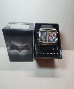 Batman VS Superman Dawn Of Justice Dual Hero Watch Accutime Watch DC Comics NIB - Picture 1 of 9
