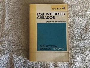 Libro RTV 48. Los intereses creados. - Jacinto Benavente. Biblioteca Salvat 1969 - Imagen 1 de 2