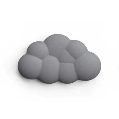Mouse Pad with Wrist Rest Memory Foam Anti-Slip Cloud Design for Office Desktop - Image 1 of 4