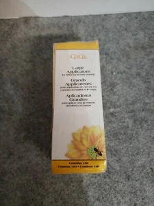 GiGi Large Applicators for Bikini Line Body Waxing 100 Sticks Brand New - Picture 1 of 1