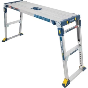 Werner Adjustable Pro Work Platform Folding Heavy Duty 115cm x 40cm 79023 - Picture 1 of 8