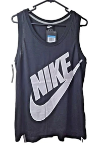 Nike Prep Futura Tank Singlet Black Women's Size M BNWT Gym Fitness Running - Picture 1 of 5