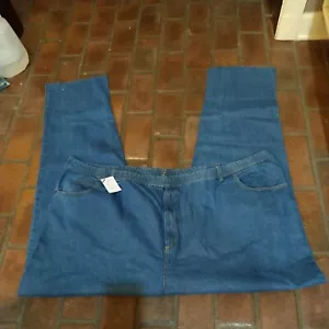 BlueJeans de mezclilla talla King para hombre (o dama) 6XL entrepierna 40 cremallera y cintura elástica nuevos con etiquetas - Imagen 1 de 6
